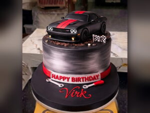 F1 Racing Car Cake in Lahore
