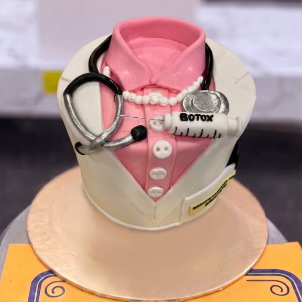 Female Doctor Coat Cake in Lahore — delivered in Gulberg, Lahore