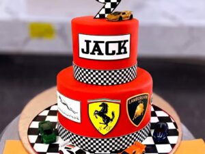 Ferrari Two Tier Cake in Lahore