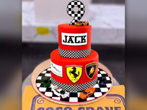 Ferrari Two Tier Cake in Lahore — CocoCrave.pk Lahore