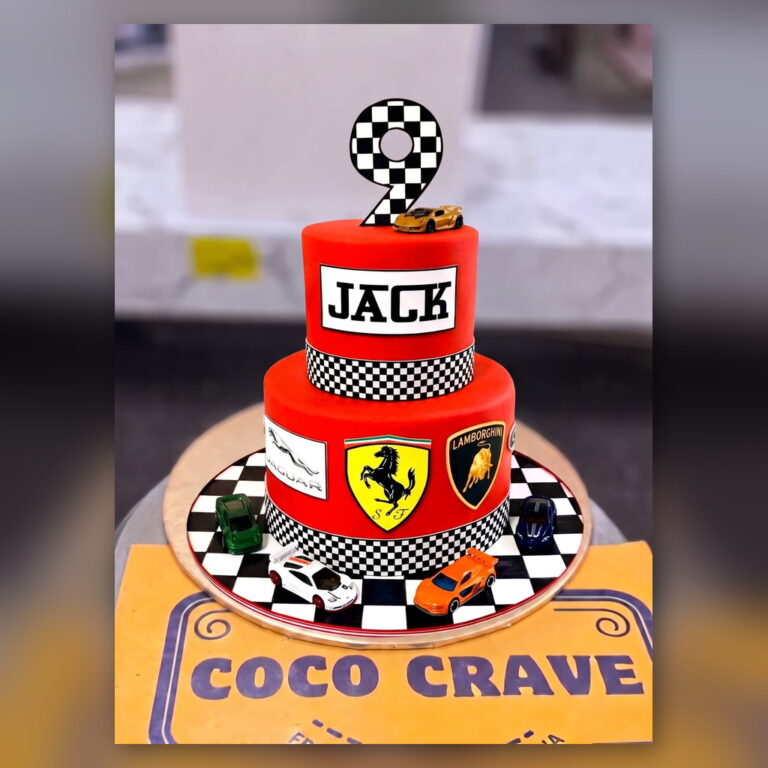 Ferrari Two Tier Cake in Lahore