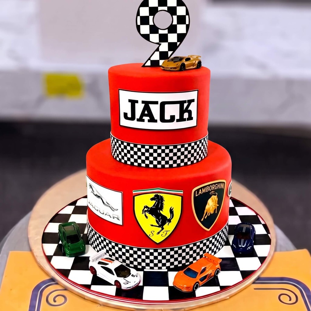 Ferrari Two Tier Cake in Lahore Ferrari Two Tier Cake — CocoCrave.pk Lahore