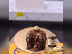 Ferrero Rocher and Molten Chocolate Cupcake in Lahore by CocoCrave.pk in Lahore