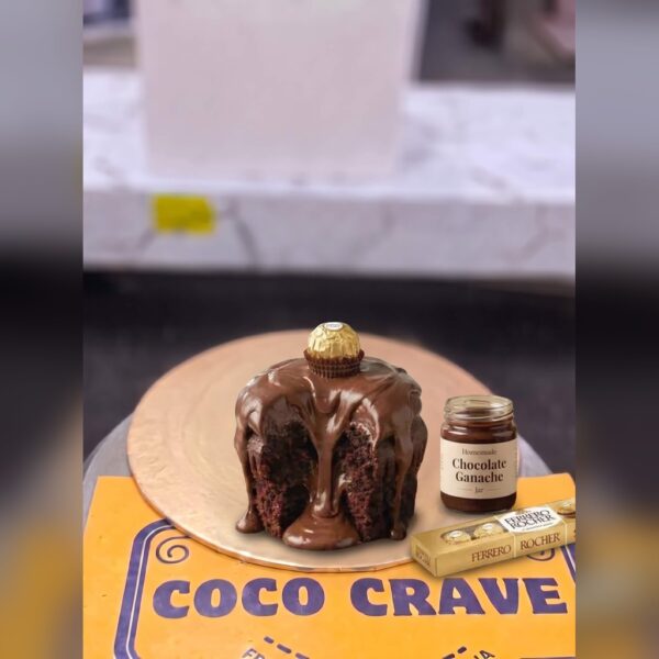 Ferrero Rocher and Molten Chocolate Cupcake in Lahore — delivered in Lahore Birthday, Lahore
