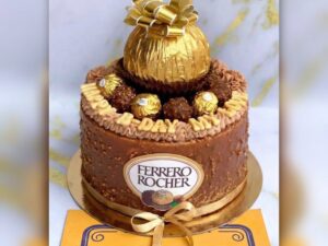 Ferrero Rocher Gift Birthday Cake in Lahore
