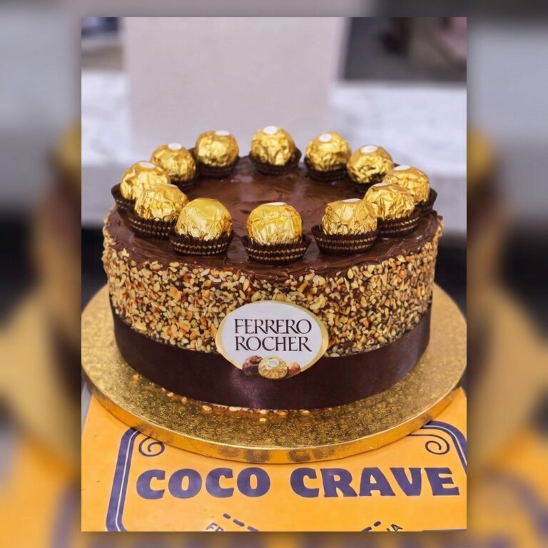 Ferrero Rocher Nut Crunch Cake in Lahore