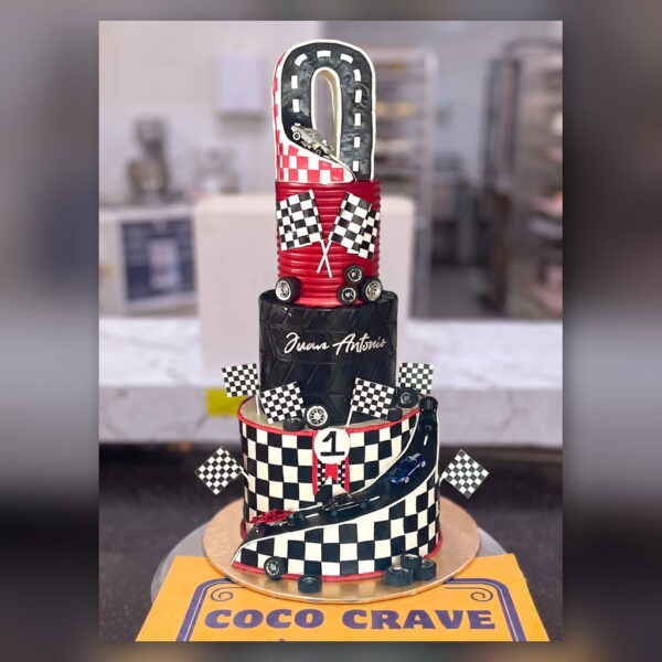Formula One Racing Cake in Lahore — delivered in Eme Society, Lahore