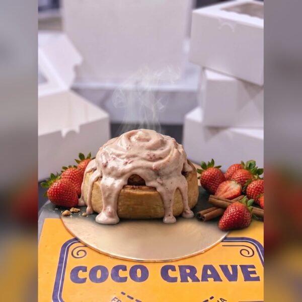 Golden Strawberry Cinnamon Roll in Lahore — delivered in Lahore