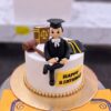 Graduation Day Cake with Books in Lahore 1 Graduation Day Cake with Books by CocoCrave.pk in Lahore
