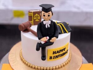 Graduation Day Cake with Books in Lahore