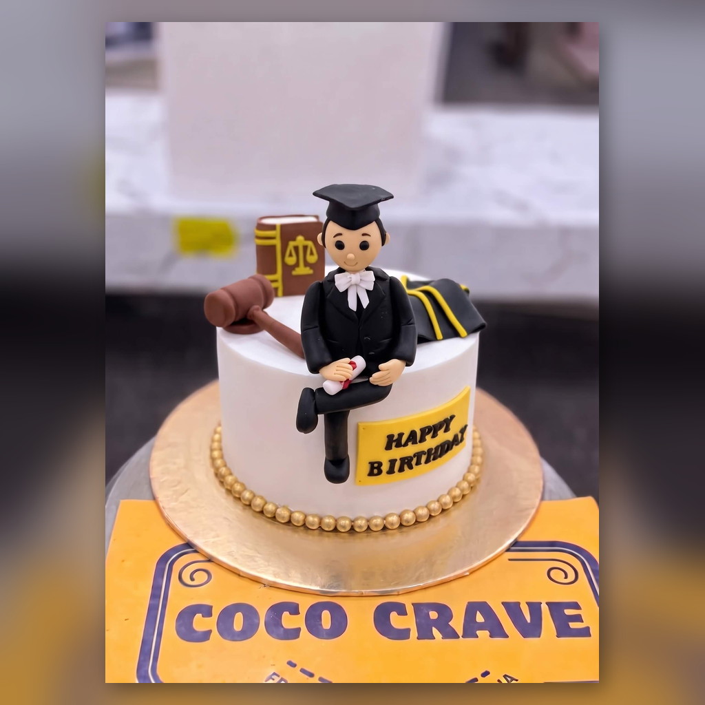 Graduation Day Cake with Books in Lahore Graduation Day Cake with Books in Lahore — CocoCrave.pk Lahore