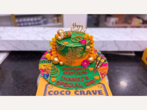 Green Orange Mayoun Celebration Cake in Lahore