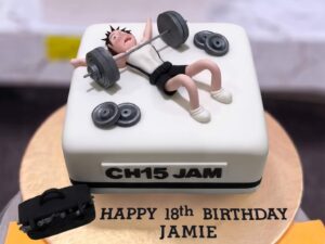 Gym Cake 18th Birthday in Lahore