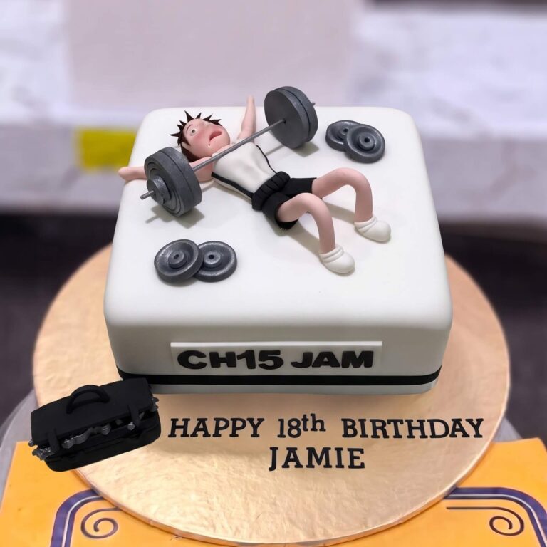 Gym Cake 18th Birthday in Lahore