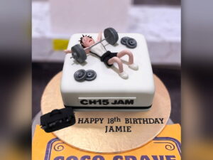 Gym Cake 18th Birthday in Lahore — CocoCrave.pk Lahore