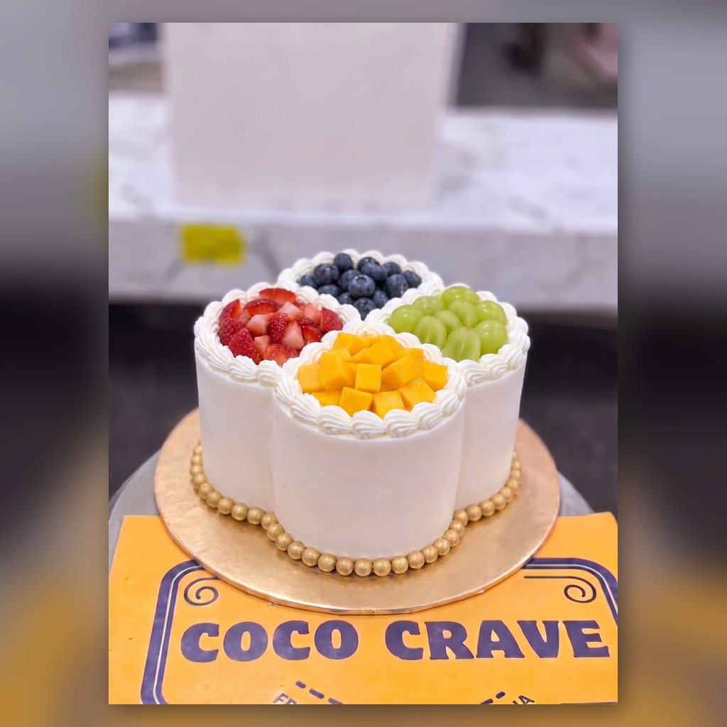 Heart Shaped Fresh Fruit Cake in Lahore Heart Shaped Fresh Fruit Cake in Lahore — CocoCrave.pk Lahore