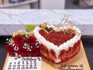 Heart Shaped Togetherness Cake in Lahore