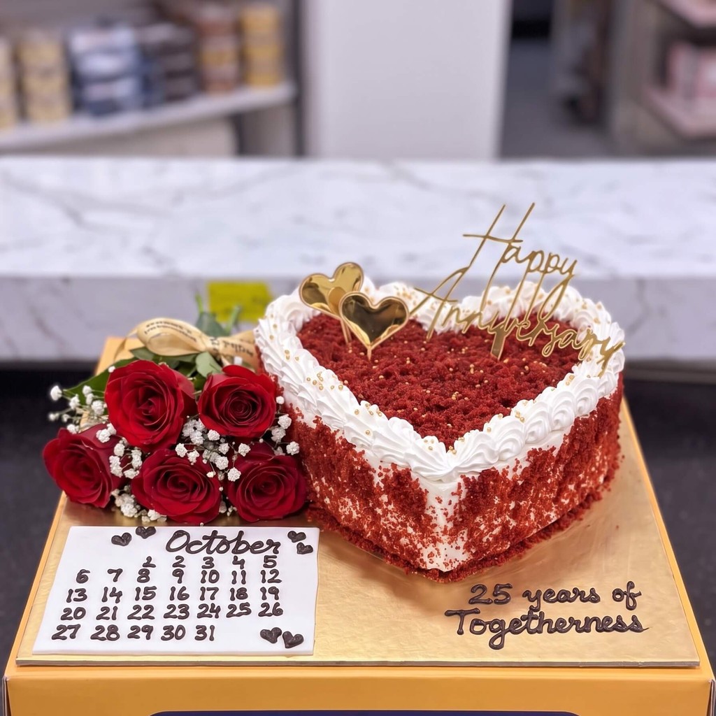 Heart Shaped Togetherness Cake in Lahore Heart Shaped Togetherness Cake — CocoCrave.pk Lahore