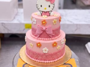 Hello Kitty Bow Cake in Lahore
