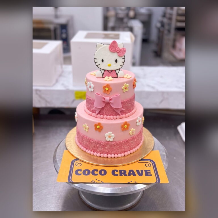 Hello Kitty Bow Cake in Lahore