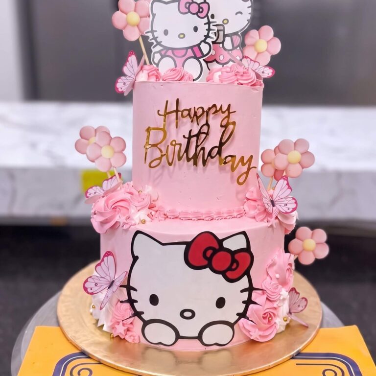 Hello Kitty Pink Cake in Lahore