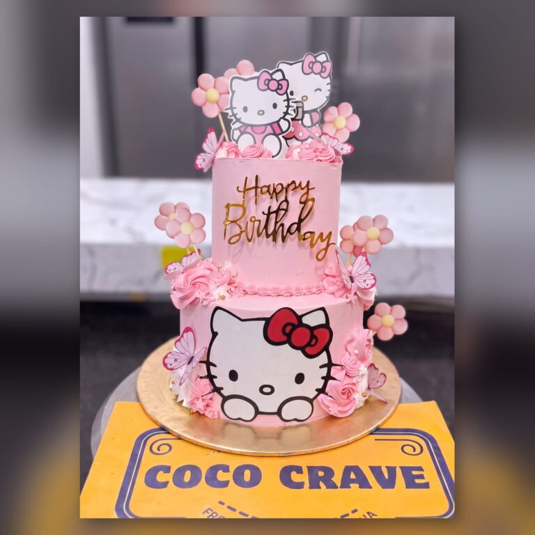 Hello Kitty Pink Cake in Lahore