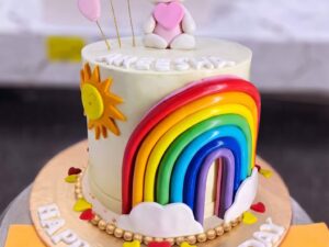Hello Kitty Rainbow Cake in Lahore