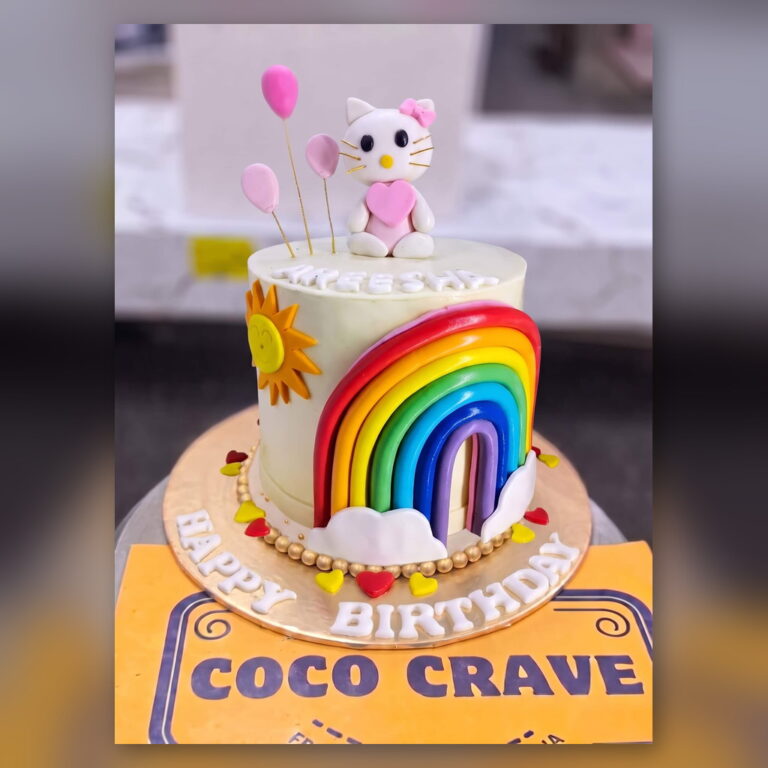 Hello Kitty Rainbow Cake in Lahore