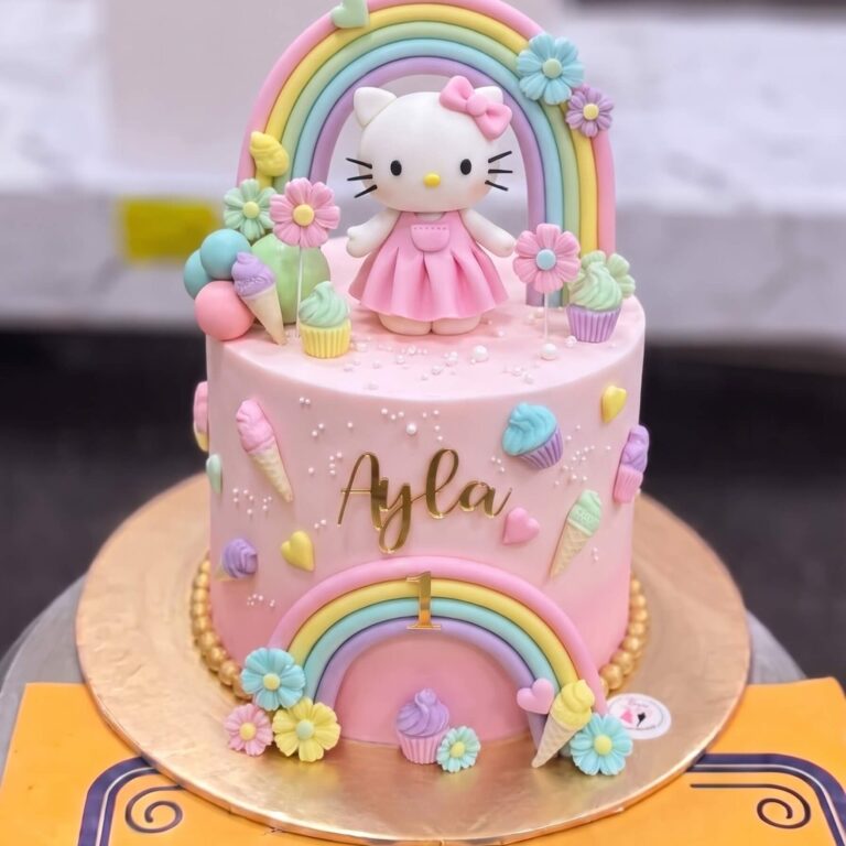 Hello Kitty Rainbow Cake in Lahore