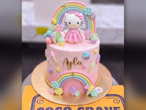 Hello Kitty Rainbow Cake in Lahore — CocoCrave.pk Lahore