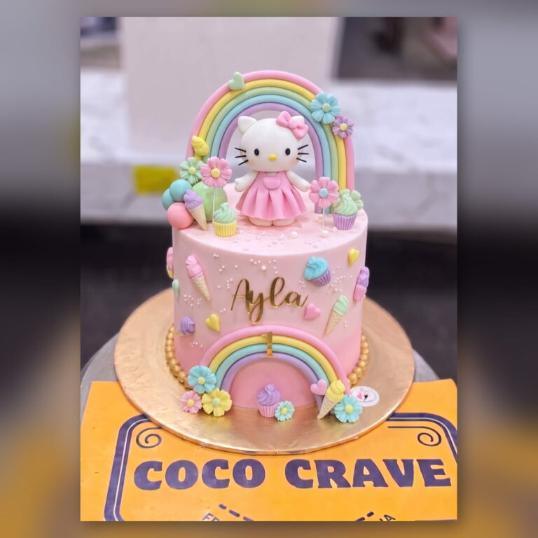Hello Kitty Rainbow Cake in Lahore