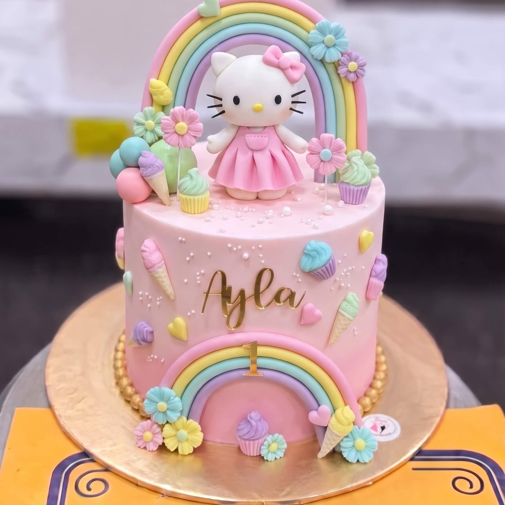 Hello Kitty Rainbow Cake in Lahore Hello Kitty Rainbow Cake — CocoCrave.pk Lahore