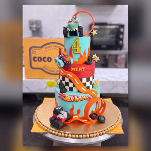 Hot Wheels Cake in Lahore — delivered in Lahore