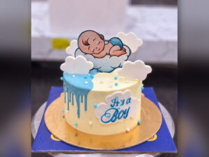 It's a Boy Baby Shower Cake in Lahore