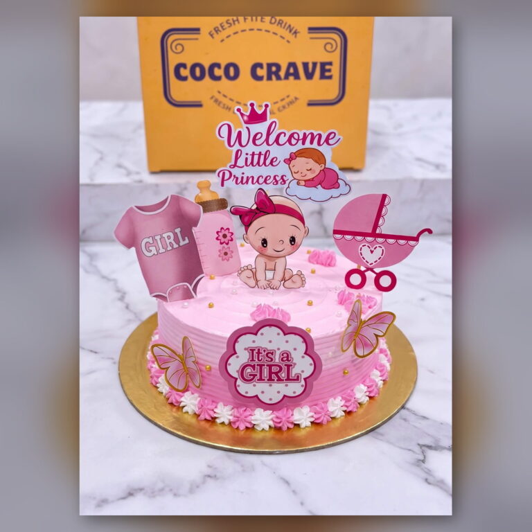 It’s a Girl Baby Shower Cake in Lahore