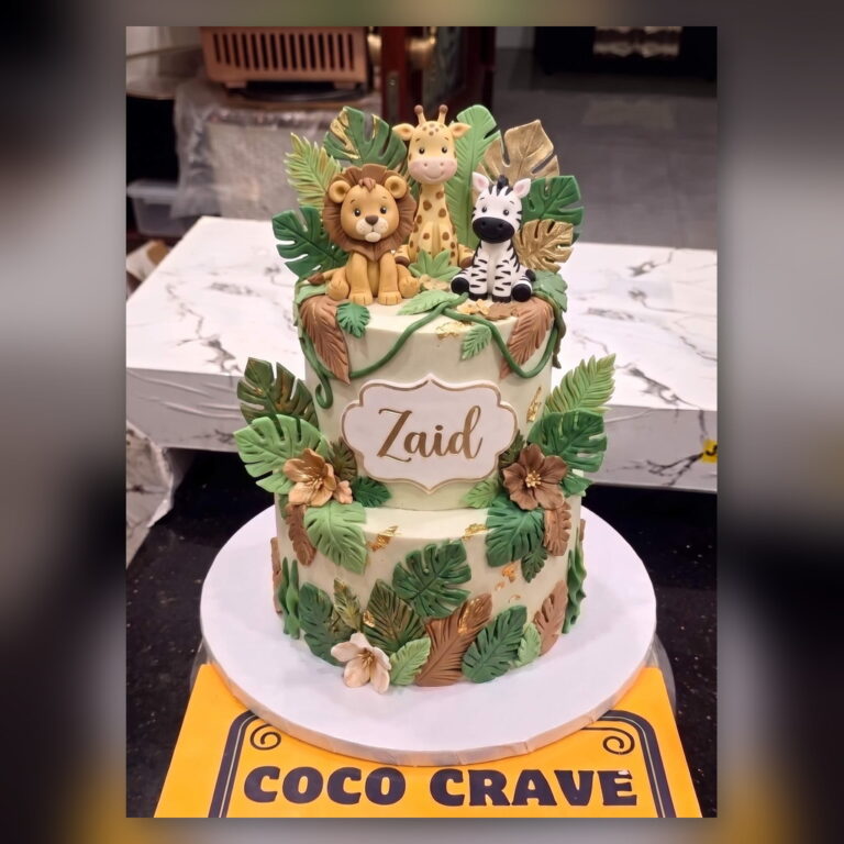 Jungle Theme Cake in Lahore