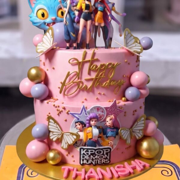 K-Pop Demon Hunters Cake in Lahore — delivered in Lahore