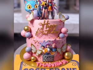K-Pop Demon Hunters Cake in Lahore — CocoCrave.pk Lahore