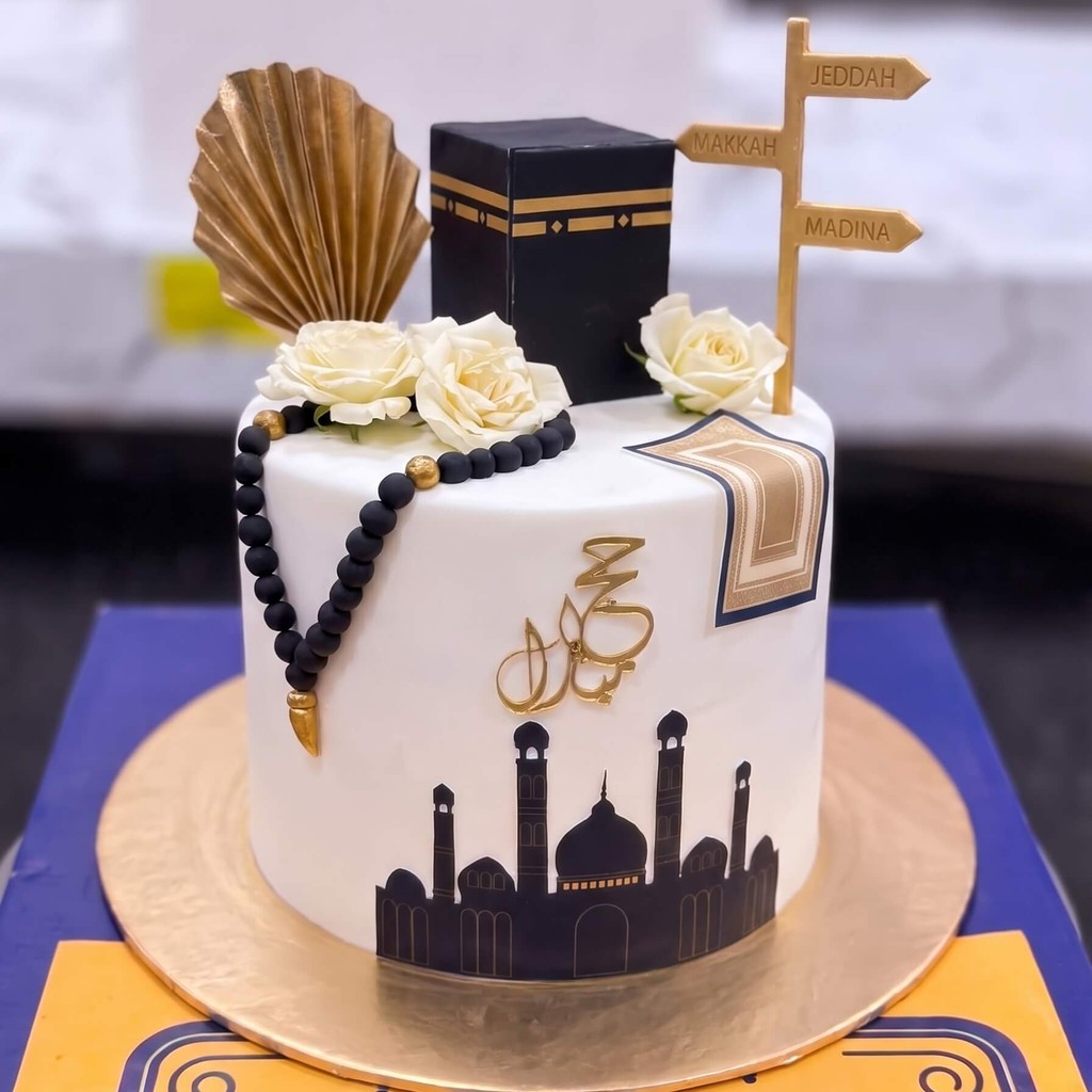 Kaaba Hajj Mubarak Cake in Lahore Kaaba Hajj Mubarak Cake by CocoCrave.pk in Lahore