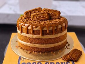 Lotus Biscoff Naked Layer Cake in Lahore