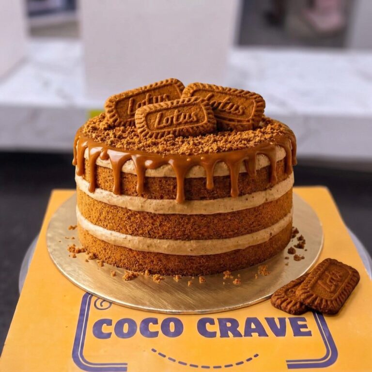 Lotus Biscoff Naked Layer Cake in Lahore