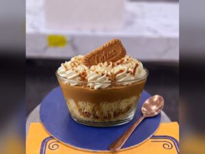 Lotus Biscoff Tres Leches Milk Cake in Lahore