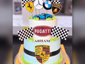 Luxury Car Logos Cake in Lahore — CocoCrave.pk Lahore