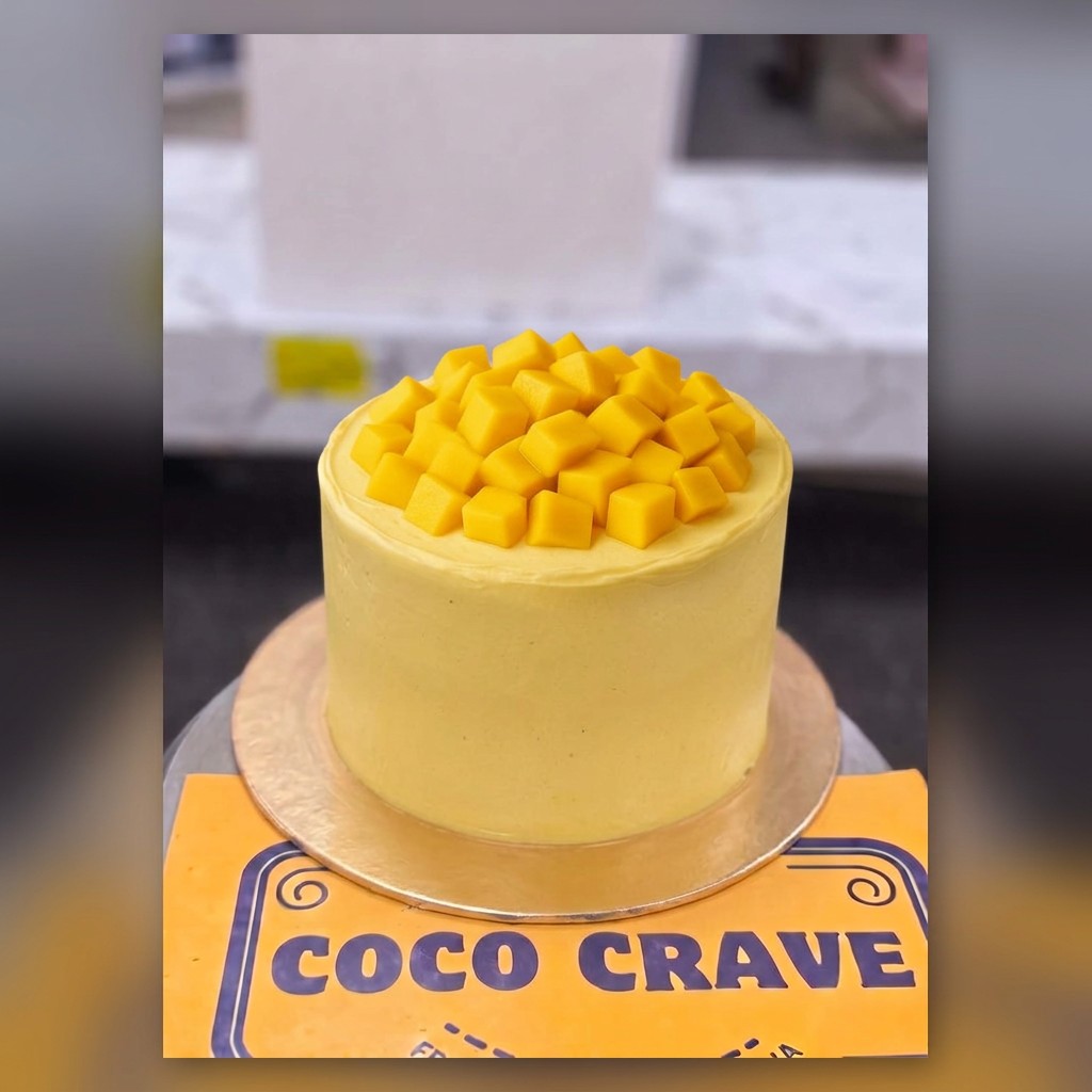 Mango Cubes Cream Cake in Lahore Mango Cubes Cream Cake in Lahore — CocoCrave Lahore