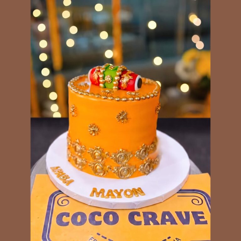 Custom Mehndi Cakes Design Cake Delivery Lahore - CocoCrave.pk