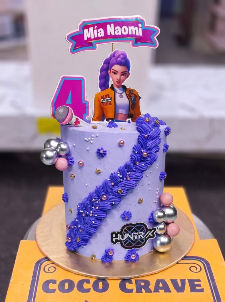 Purple Character Girl Cake in Lahore