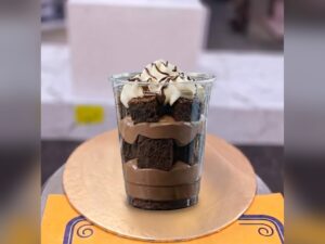 Milk Chocolate Brownie and Mousse Trifle in Lahore by CocoCrave.pk in Lahore