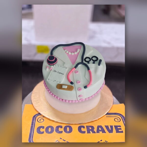 Mint Doctor Coat Cake in Lahore — delivered in Lahore