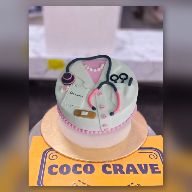 Mint Doctor Coat Cake in Lahore