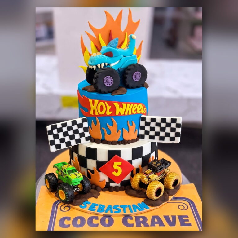 Monster Truck Hot Wheels Cake in Lahore